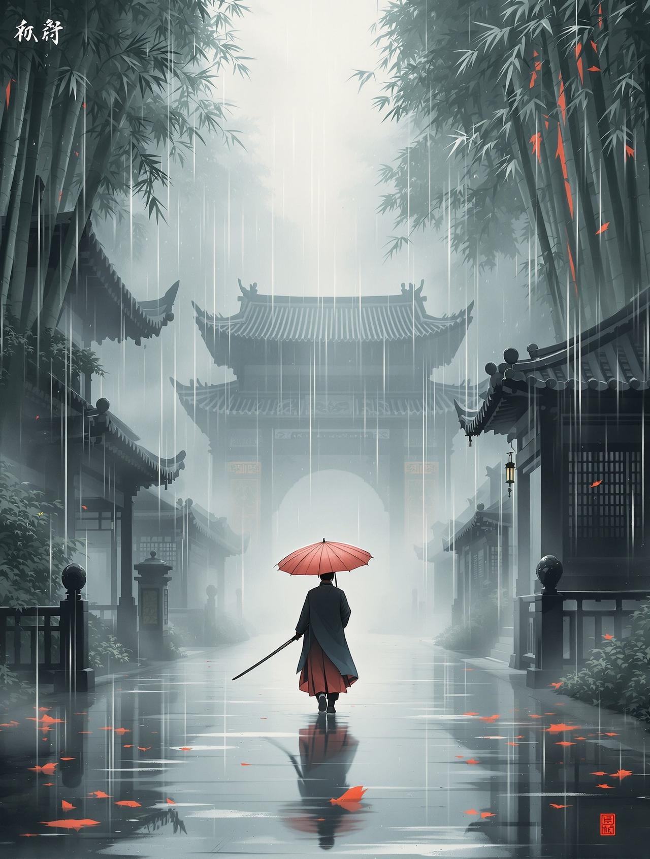 土豪漫画精选 - 烟雨江湖录 - 一剑一伞走天涯,水墨江山入画来 土豪漫画推荐 - 烟雨江湖录